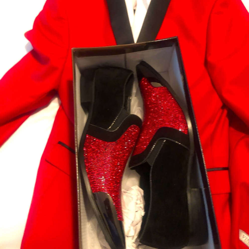 Prom suit with shoes